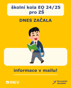 📢 Školní kola Ekonomické olympiády pro ZŠ právě odstartovala! 🎉